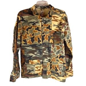 Free Assembly Camouflage Buttonup Long Sleeve‎ Shirt Women's Size XXL(18)